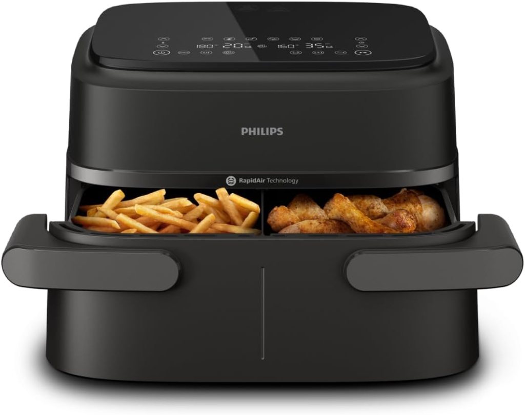 Análisis Philips Dual Basket Airfryer Serie 1000 (NA154/00): Características y&nbsp;Opinión
