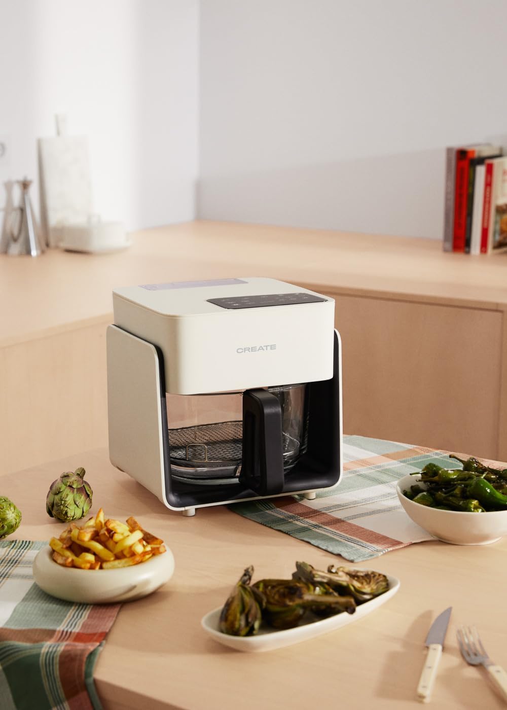 Análisis CREATE AIR FRYER STUDIO CRYSTAL 4,2 L con vaporizador (1300W) : Características y&nbsp;Opinión