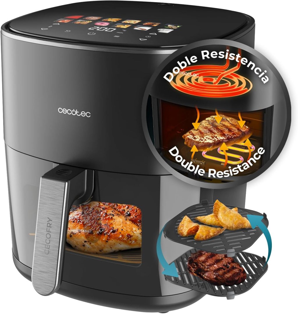 Análisis Cecotec Cecofry&Grill Duoheat 6500 Plus: Características y&nbsp;Opinión